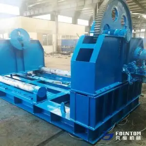 Hydraulic spooling machine